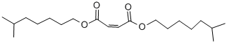 马来酸二异辛酯 结构式