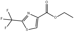 2-三氟甲基-4-羧酸乙酯噻唑, 133046-46-5, 结构式