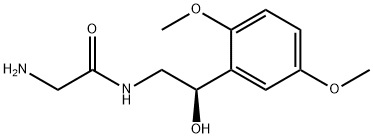 Acetamide, 2-amino-N-[2-(2,5-dimethoxyphenyl)-2-hydroxyethyl]-, (R)- Structure