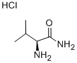 D-缬氨酰胺盐酸盐 结构式