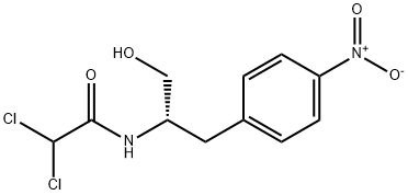 1-デオキシクロラムフェニコール 化学構造式
