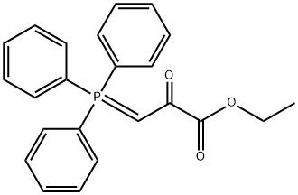 (トリフェニルホスホラニリデン)ピルビン酸エチル 化学構造式