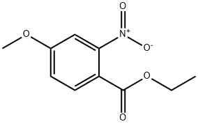 4-甲氧基-2-硝基苯甲酸乙酯, 13324-13-5, 结构式