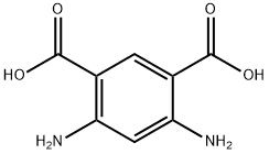 4,6-ジアミノ-1,3-ベンゼンジカルボン酸 化学構造式