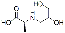 L-Alanine, N-(2,3-dihydroxypropyl)- (9CI) Structure