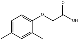 2,4-ジメチルフェノキシ酢酸 化学構造式