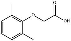 2,6-ジメチルフェノキシ酢酸 化学構造式