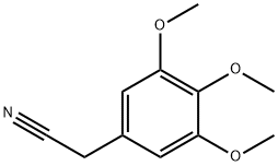 3,4,5-三甲氧基苯乙腈, 13338-63-1, 结构式