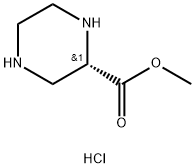 (S)-2-哌嗪甲酸甲酯二盐酸盐, 1334173-77-1, 结构式