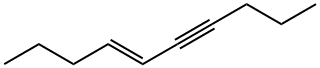 (E)-4-デセン-6-イン 化学構造式