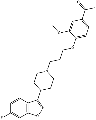 伊潘立酮, 133454-47-4, 结构式