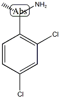 Benzenemethanamine,2,4-dichloro-a-methyl-,(S)- Structure