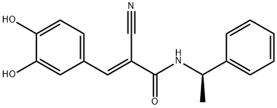 TYRPHOSTIN B44, 133550-32-0, 结构式