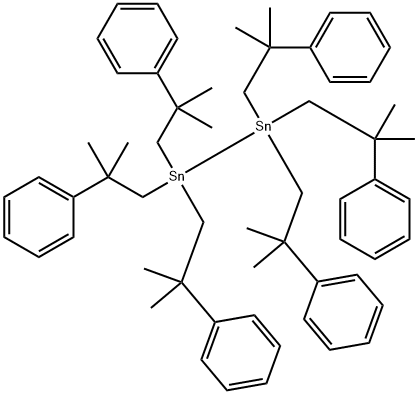 HEXAKIS(2-METHYL-2-PHENYLPROPYL)DITIN Structure