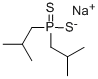 二(2-甲基丙基)-二硫代膦酸钠 结构式
