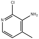 3-アミノ-2-クロロ-4-ピコリン 化学構造式