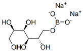 Glucitol, borate, sodium salt  Struktur