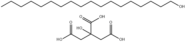 柠檬酸十八烷醇酯, 1337-33-3, 结构式