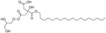 Stearyl monoglyceridyl citrate Struktur