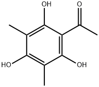 1-(2,4,6-トリヒドロキシ-3,5-ジメチルフェニル)エタノン 化学構造式