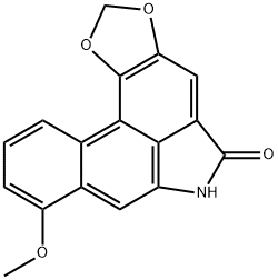 马兜铃内酰胺, 13395-02-3, 结构式