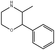 2-フェニル-3-メチルモルホリン 化学構造式