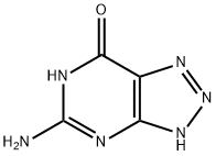 8-氮鸟嘌呤, 134-58-7, 结构式