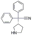 (S)-2,2-diphenyl-2-(pyrrolidin-3-yl)acetonitrile Structure