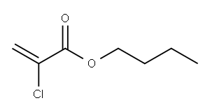 butyl 2-chloroacrylate Structure