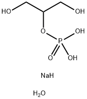 B-甘油磷酸钠五水合物, 13408-09-8, 结构式
