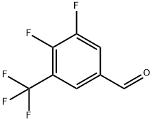 3,4-二氟-5-(三氟甲基)苯甲醛 结构式