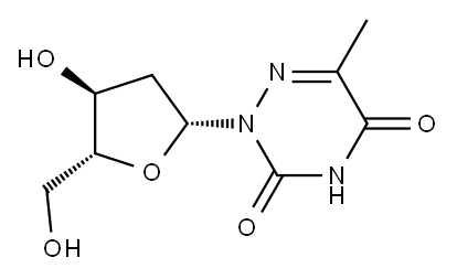 5-Methyl-2'-deoxy-6-azauridine Structure