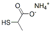 2-メルカプトプロパン酸アンモニウム 化学構造式