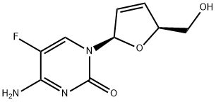 Dexelvucitabine|5-FLUORO-1-(2',3'-DIDEOXY-2',3'-DIDEHYDRO-B-D-ARABINOFURANOSYL)-CYTOSINE