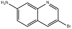 3-溴喹啉-7-胺, 1344046-07-6, 结构式