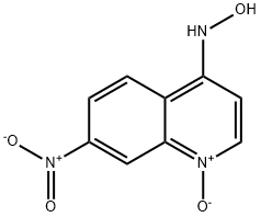 7-Nitro-4-hydroxylaminoquinoline 1-oxide Structure