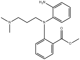 2-[(2-Aminophenyl)[3-(dimethylamino)propyl]amino]benzoic acid methyl ester Structure