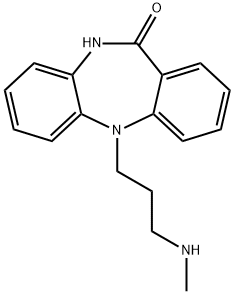 5,10-Dihydro-5-[3-(methylamino)propyl]-11H-dibenzo[b,e][1,4]diazepin-11-one Structure