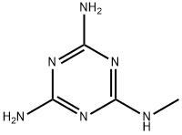 N4-methyl-1,3,5-triazine-2,4,6-triamine 结构式