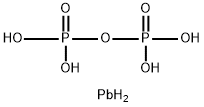 ピロりん酸α,α:β,β-二鉛(II) 化学構造式