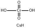 铬酸铯, 13454-78-9, 结构式