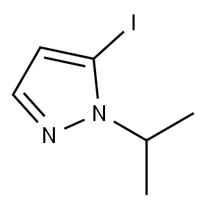 5-ヨード-1-イソプロピルピラゾール 化学構造式