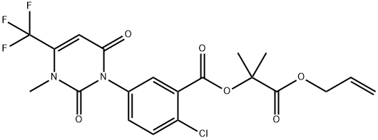 氟丙嘧草酯 结构式