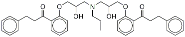 プロパフェノン二量体不純物(MIXTURE OF DIASTEREOMERS) 化学構造式
