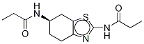 (S)-4,5,6,7-Tetrahydro-N2,N6-propionyl-2,6-benzothiazolediaMine Structure