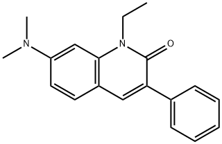 7-(dimethylamino)-1-ethyl-3-phenyl-2-quinolone Structure