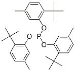 tris(6-tert-butyl-m-tolyl) phosphite Structure