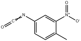 4-甲基-3-硝基苯异氰酸酯 结构式