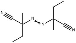 2,2'-Azodi(2-methylbutyronitrile) Struktur