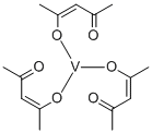乙酰丙酮钒 结构式